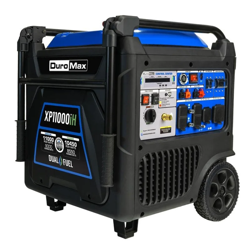 DuroMax XP11000iH — Dual-Fuel Inverter Generator, Remote Start — product photograph