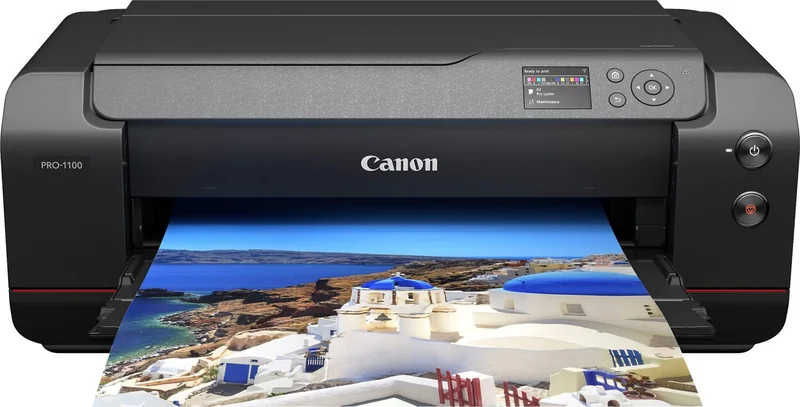 Canon imagePROGRAF PRO-1100 — Wireless Inkjet Printer, Black — product photograph