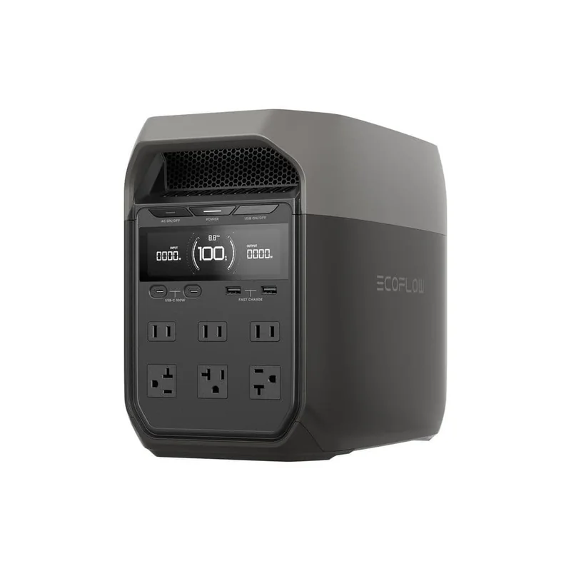 EcoFlow DELTA 3 — 1024Wh LFP Portable Power Station, 1800W — product photograph