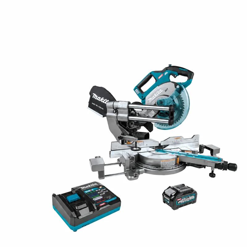 Makita GSL02M1 — XGT 8½-Inch Cordless Miter Saw Kit, 4Ah Battery — product photograph