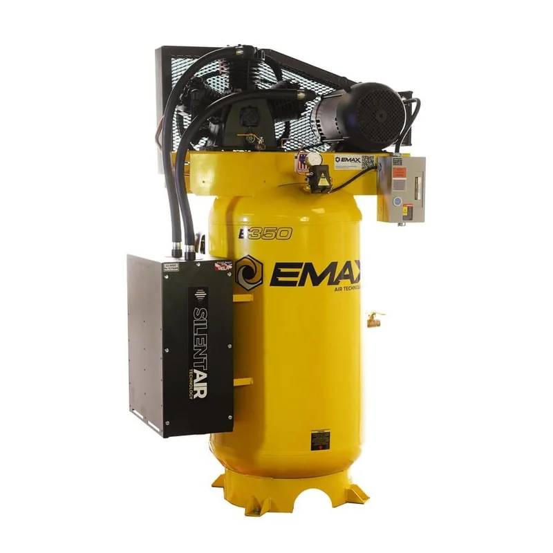 EMAX HES07V080Y1 — 80-Gallon, 7.5 HP Single-Phase Air Compressor — product photograph