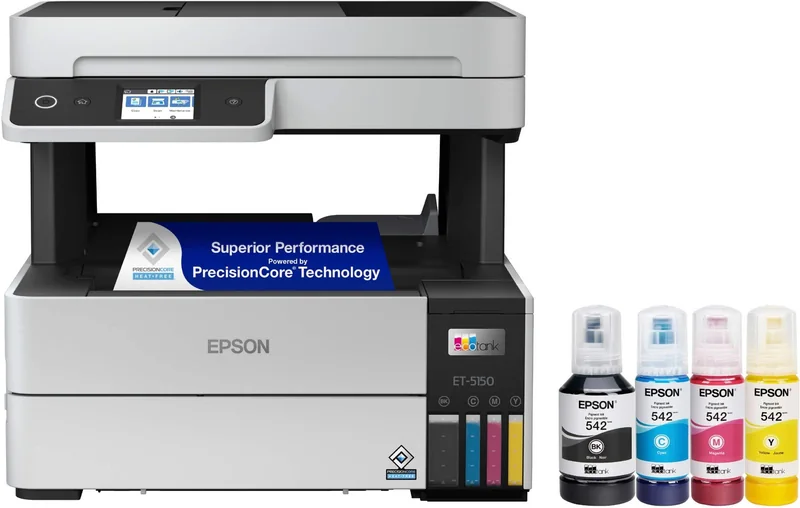 Epson EcoTank Pro ET-5150 — Wireless All-in-One Supertank Printer — product photograph